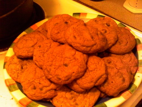 Or put them in a lovely cookie jar, if they last that long!