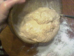 IMAG0149 Dropping onto lightly floured table