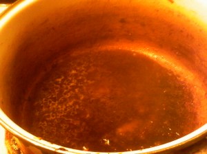 get the flavour into the broth 