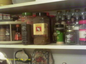 Herb and Spice Shelf 