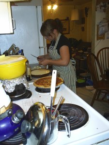 Cat celebrating Pi day last year 