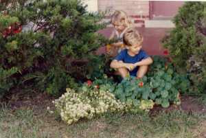 Alyssum and Nasturtium upstaging strawberries and thyme. 