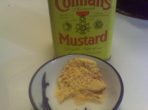Powdered mustard 