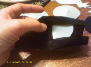 Fold and glue the bottom and sides 