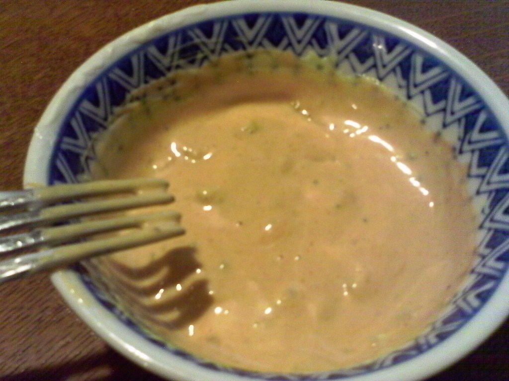 Secret sauce, AKA 1000 island dressing